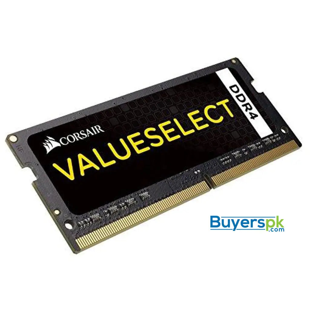 Corsair CMSO8GX4M1A2133C15 Value Select 8 GB (1 x 8 GB) DDR4 2133 MHz CL15 Mainstream SODIMM Notebook Memory Module - Black - RAM Corsair CMSO8GX4M1A2133C15 Value Select 8 GB (1 x 8 GB) DDR4 2133 MHz CL15 Mainstream SODIMM Notebook Memory Module - Black - RAM